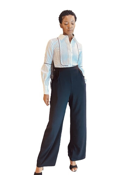 Wide Leg Side Slit Pants – BellaNiecele