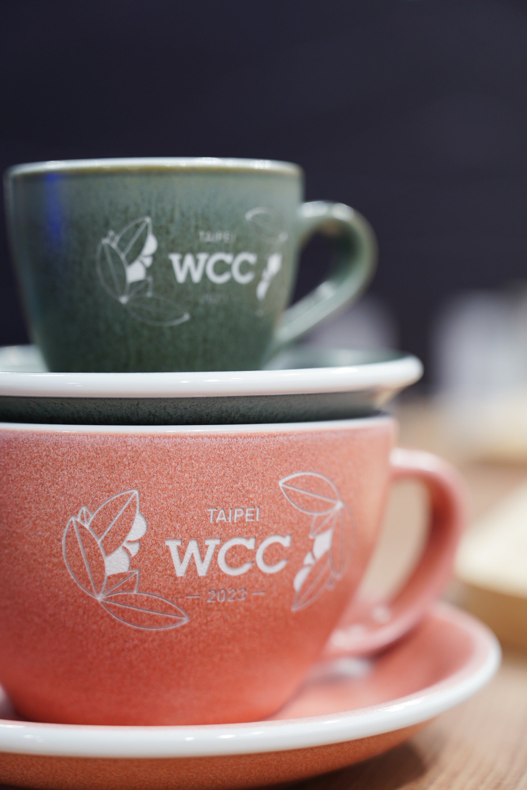 WLAC 2023 official cups, SCA, latte art cups