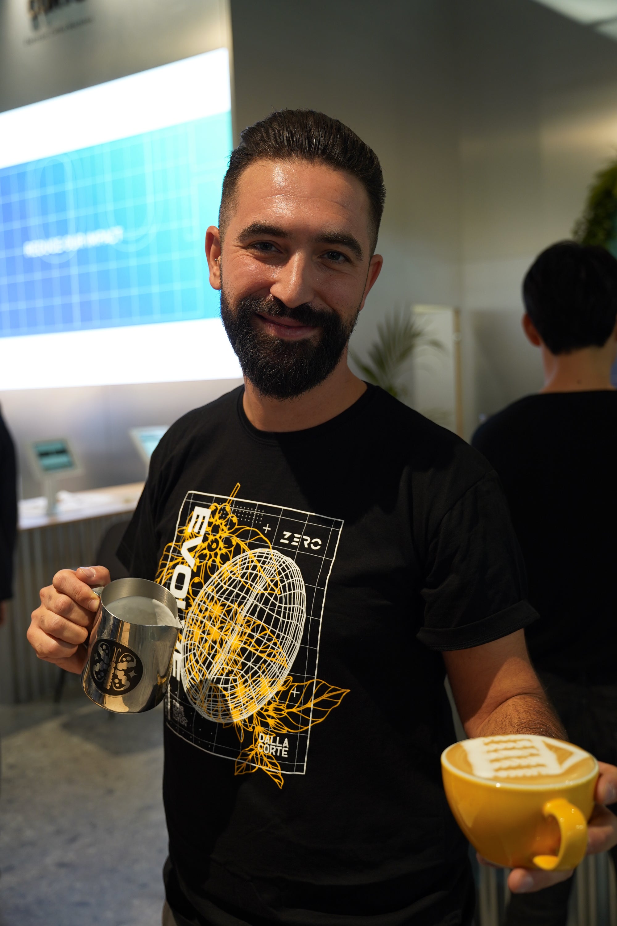 greece latte art champion Michalis Karagiannis