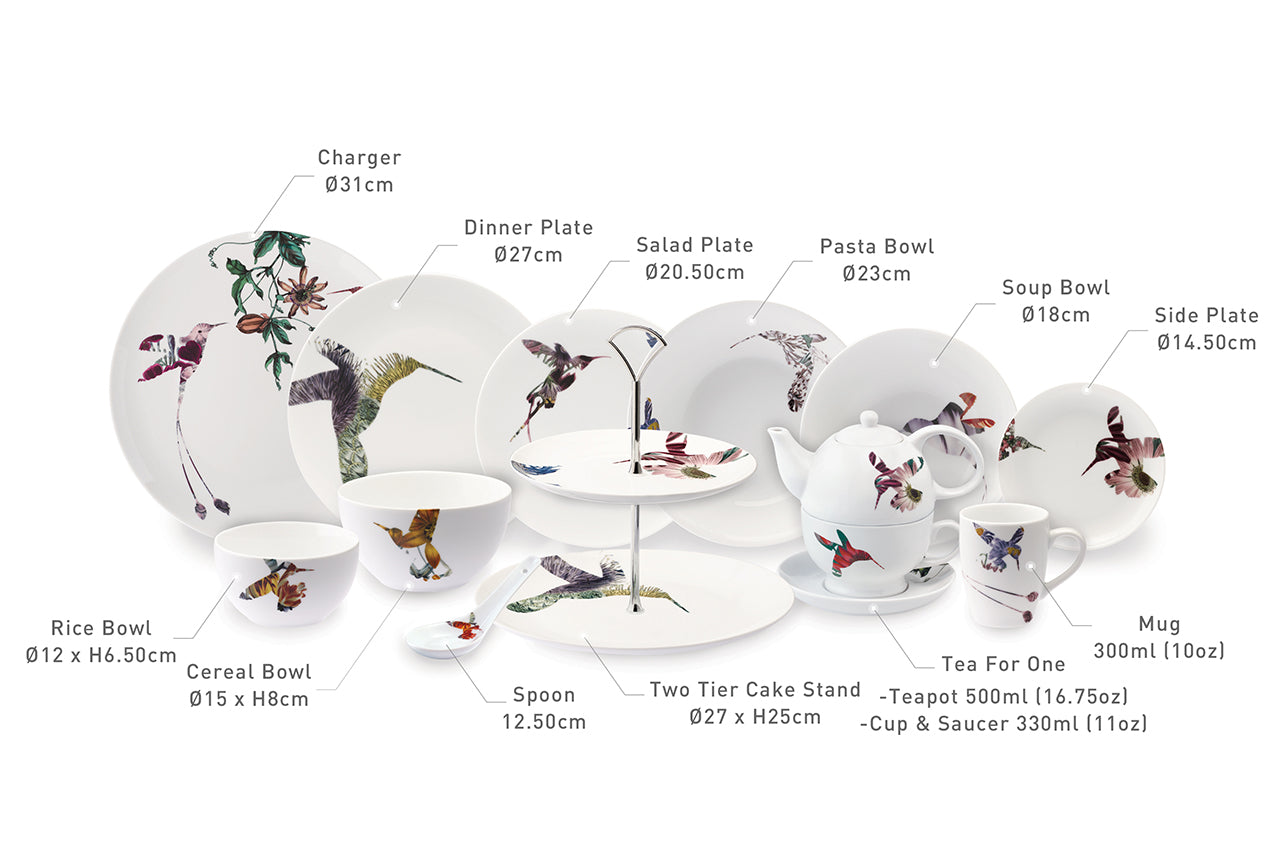 Loveramics Flutter - Flower Bird Talk Designer Tableware $200 Shipping