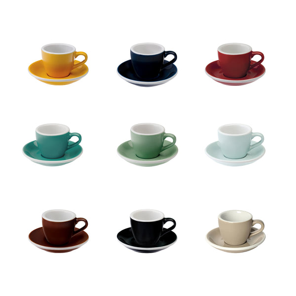 WENSHUO Egg Shape Coffee Mug, Round Teacup with