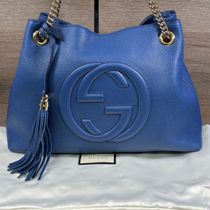 Gucci GG Crystal Boston Bag (SHG-24515) – LuxeDH