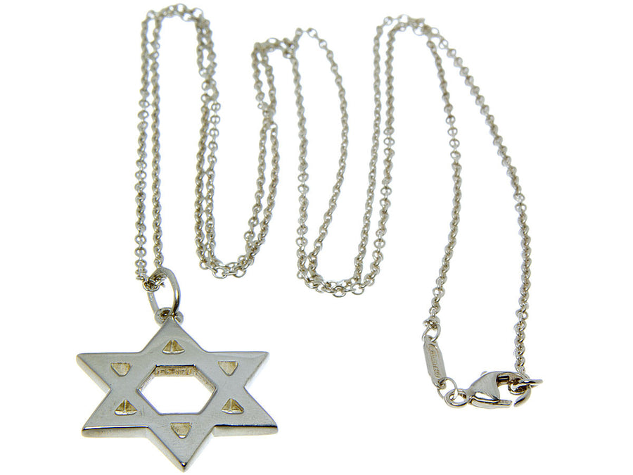 tiffany and co star of david necklace