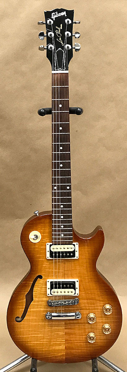 gibson les paul special aaa flame top semi hollow body