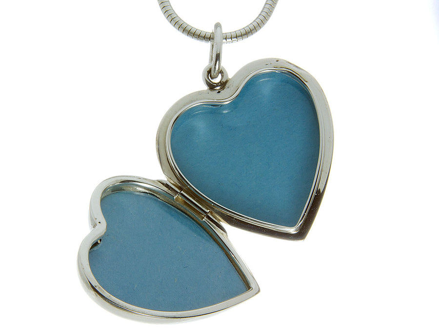 heart locket necklace tiffany