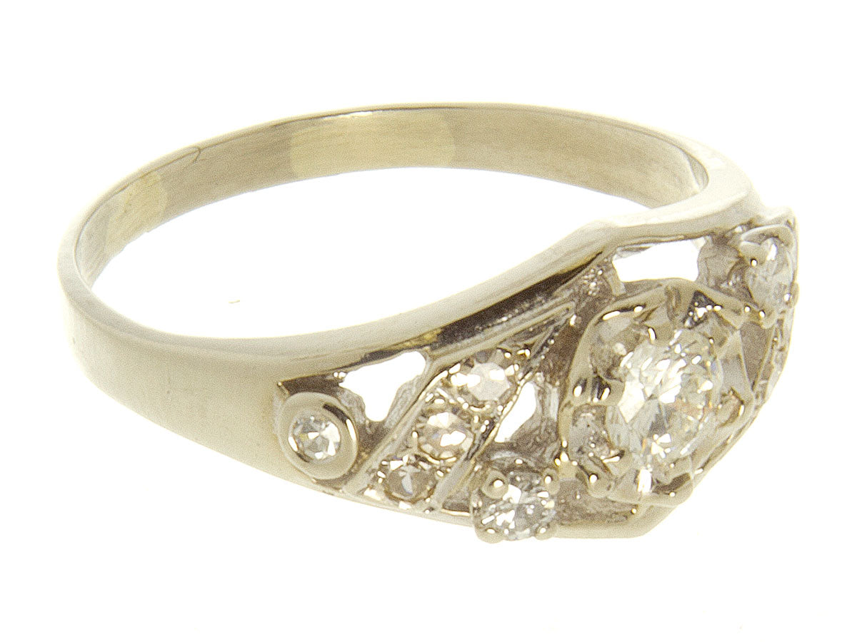 1950s 1/2ct Diamond Cocktail Ring – Chicago Pawners & Jewelers