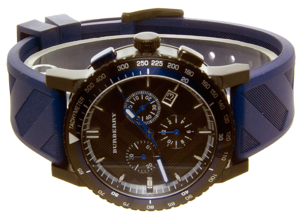 burberry sport chronograph watch blue