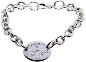Tiffany & Co. Return to Tiffany Oval Tag Bracelet – CPJ