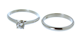 Cartier Platinum Diamond Wedding Set - Chicago Pawners & Jewelers