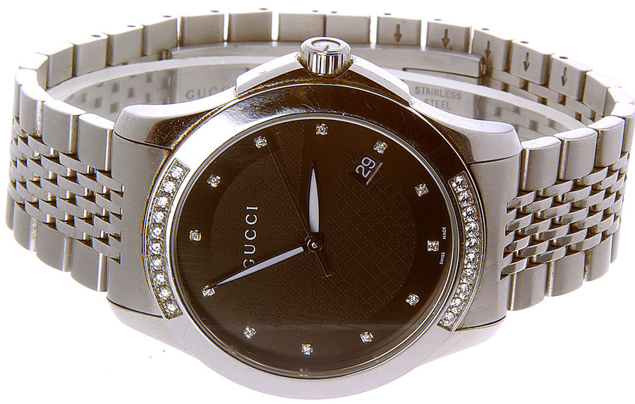 Gucci G-Timeless 126.4 Diamond Watch – Chicago Pawners and Jewelers