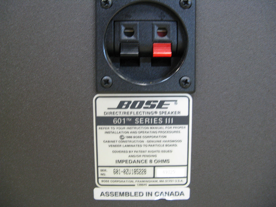 Bose 601 Series III Speakers – Chicago 