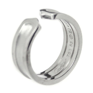 cartier double c logo ring