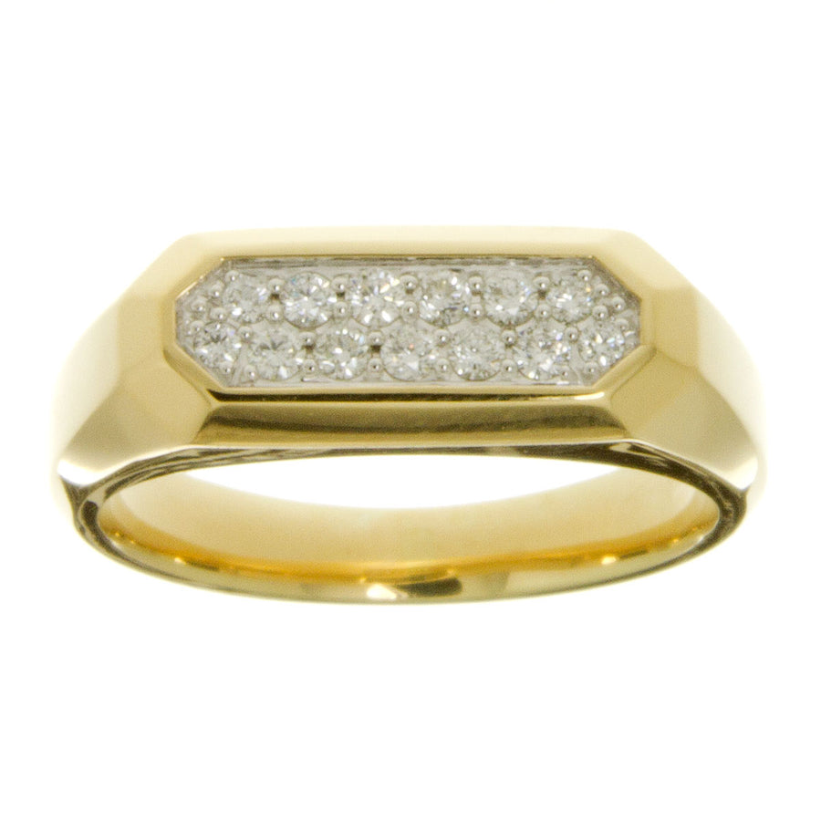 David Yurman Streamline 18K Diamond Signet Ring – CPJ