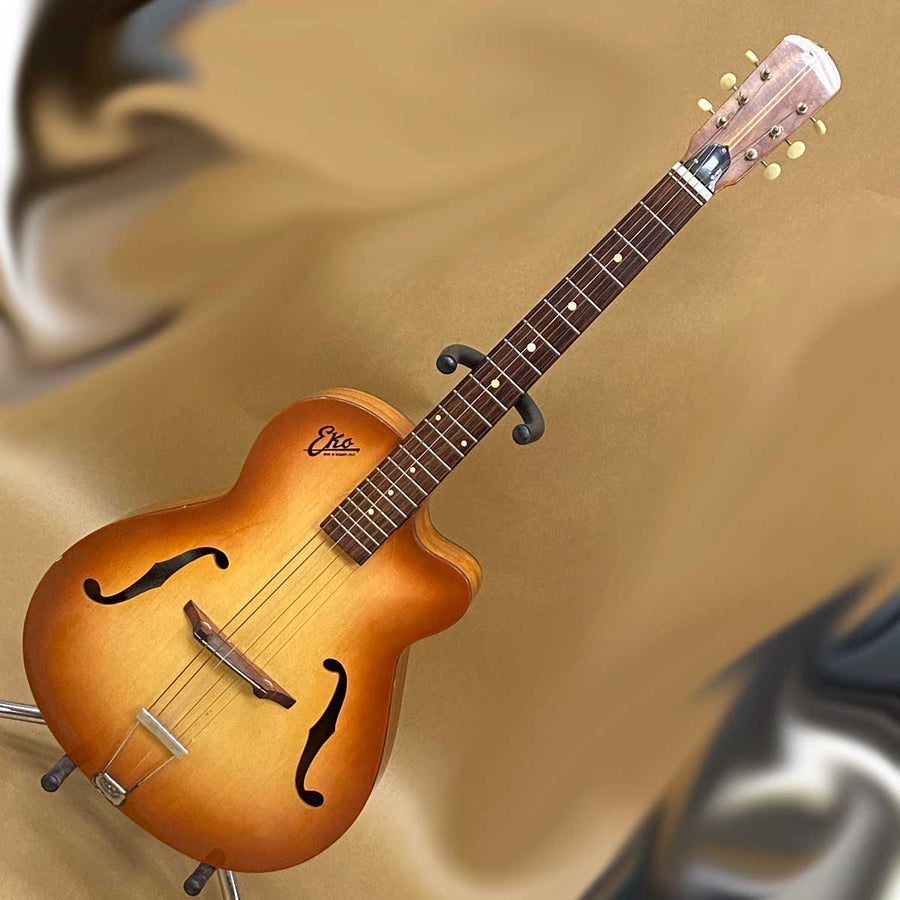 composiet Saai Bier Eko Model 100 Honeyburst Archtop Acoustic Guitar – Chicago Pawners &  Jewelers