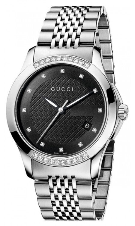 gucci 126.4 watch stainless steel