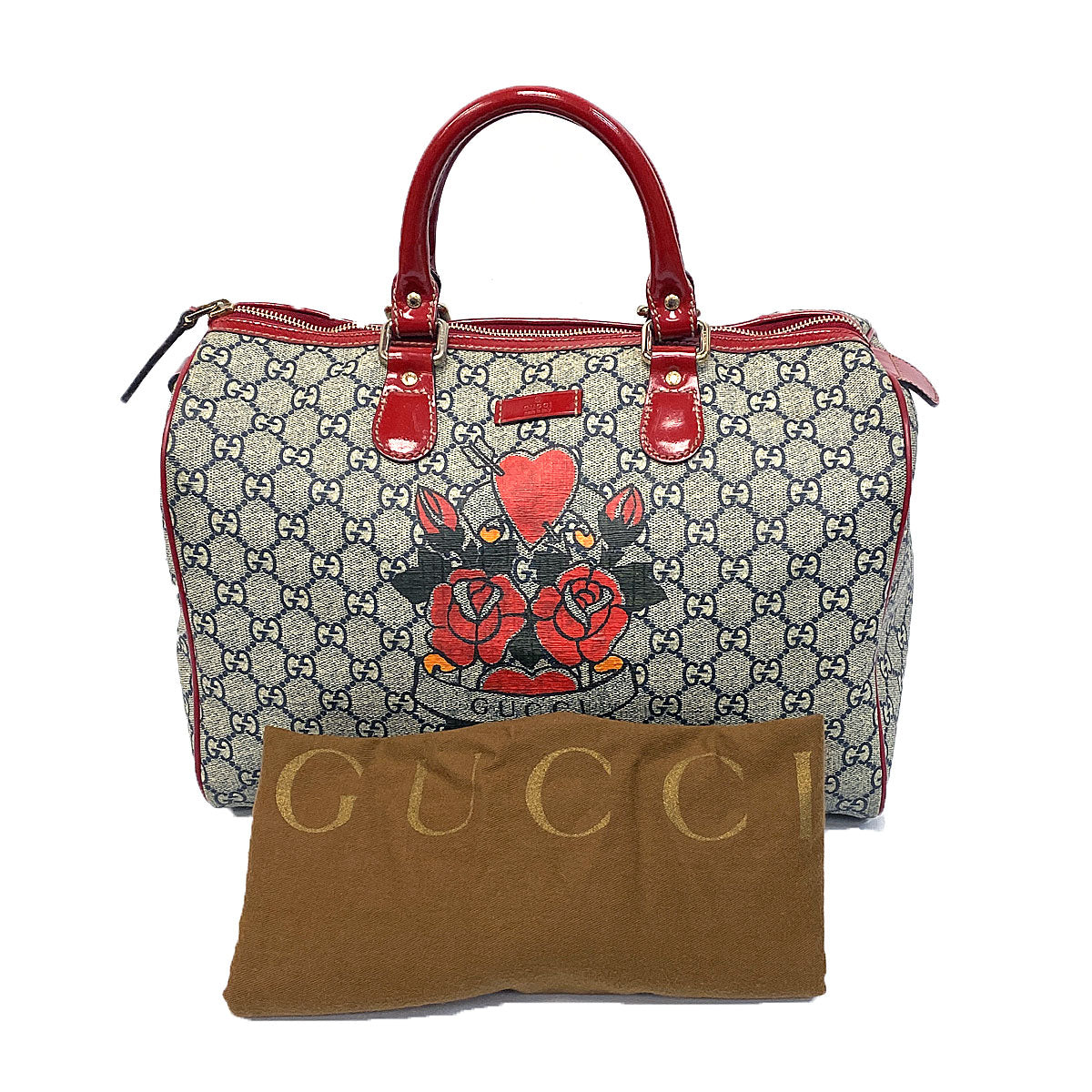 Gucci GG Tattoo Heart Medium Joy Boston Bag – Chicago Pawners & Jewelers