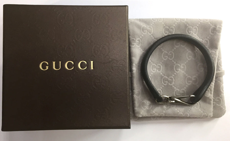 gucci leather bracelet mens