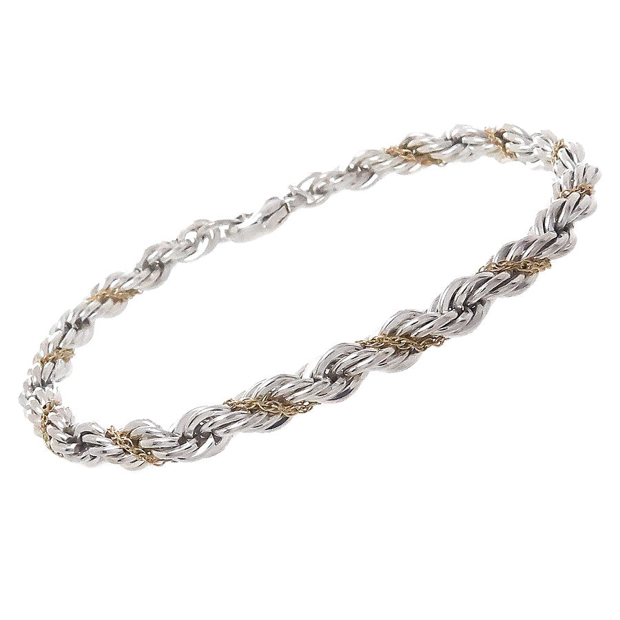 Tiffany \u0026 Co. Silver \u0026 18kt Gold Rope 