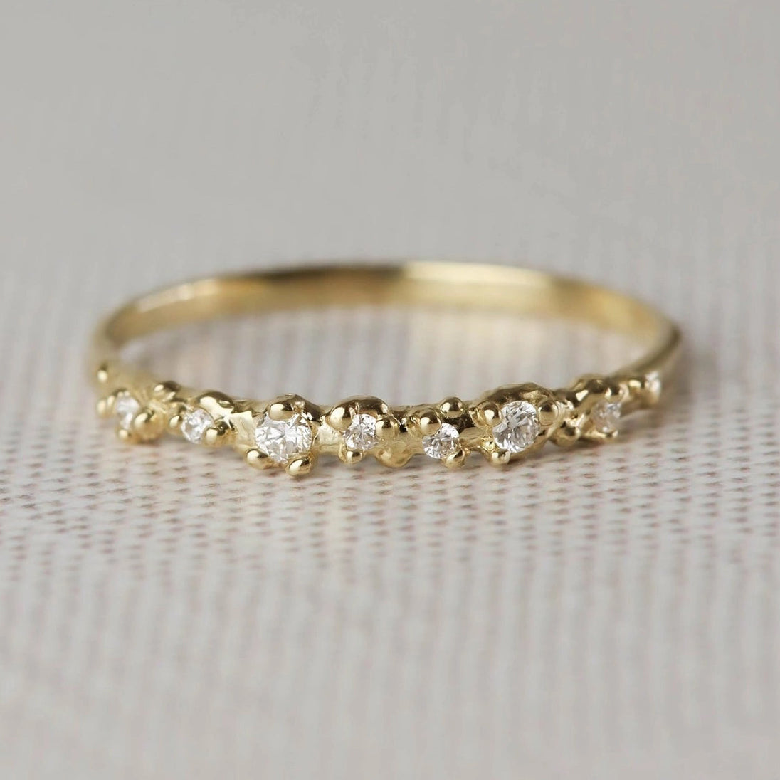 14k Diamond Isla Ring