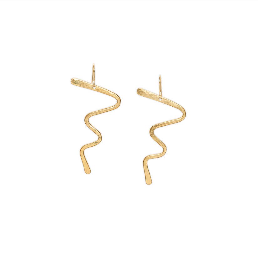 Lucille Earrings in Bronze