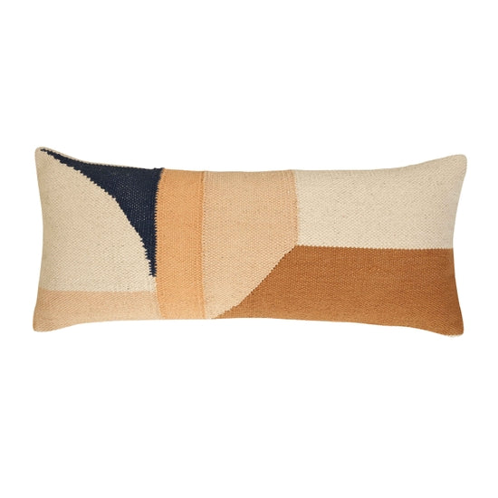 Earth Geo Shapes Lumbar Pillow