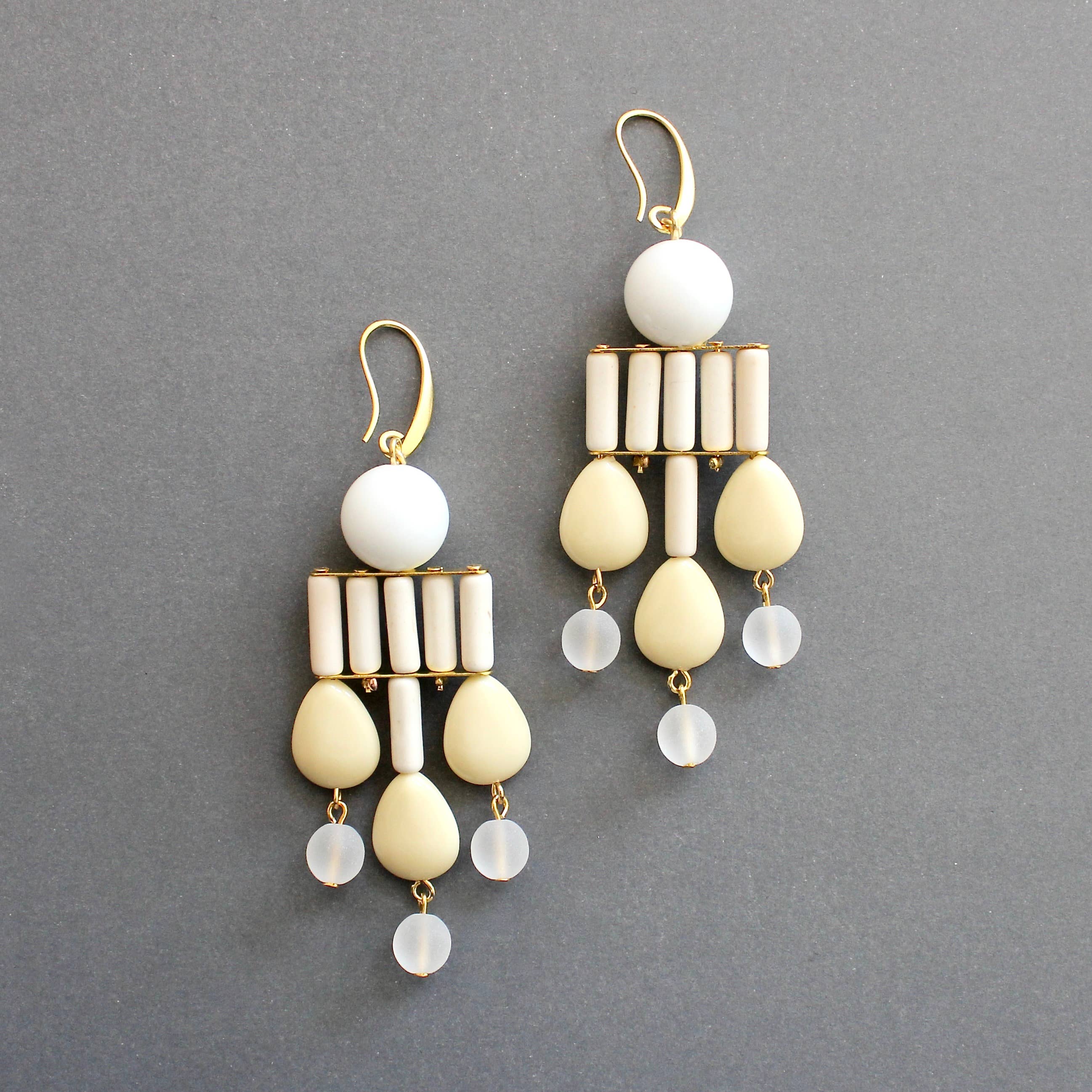 Ivory Chandelier Earrings