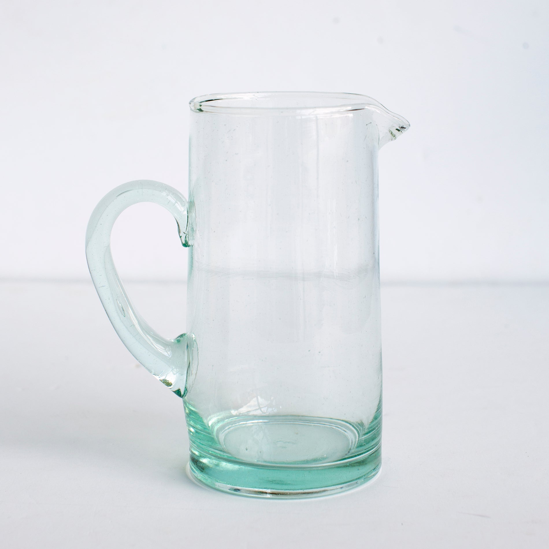 Recycled Glass Moroccan Pitcher