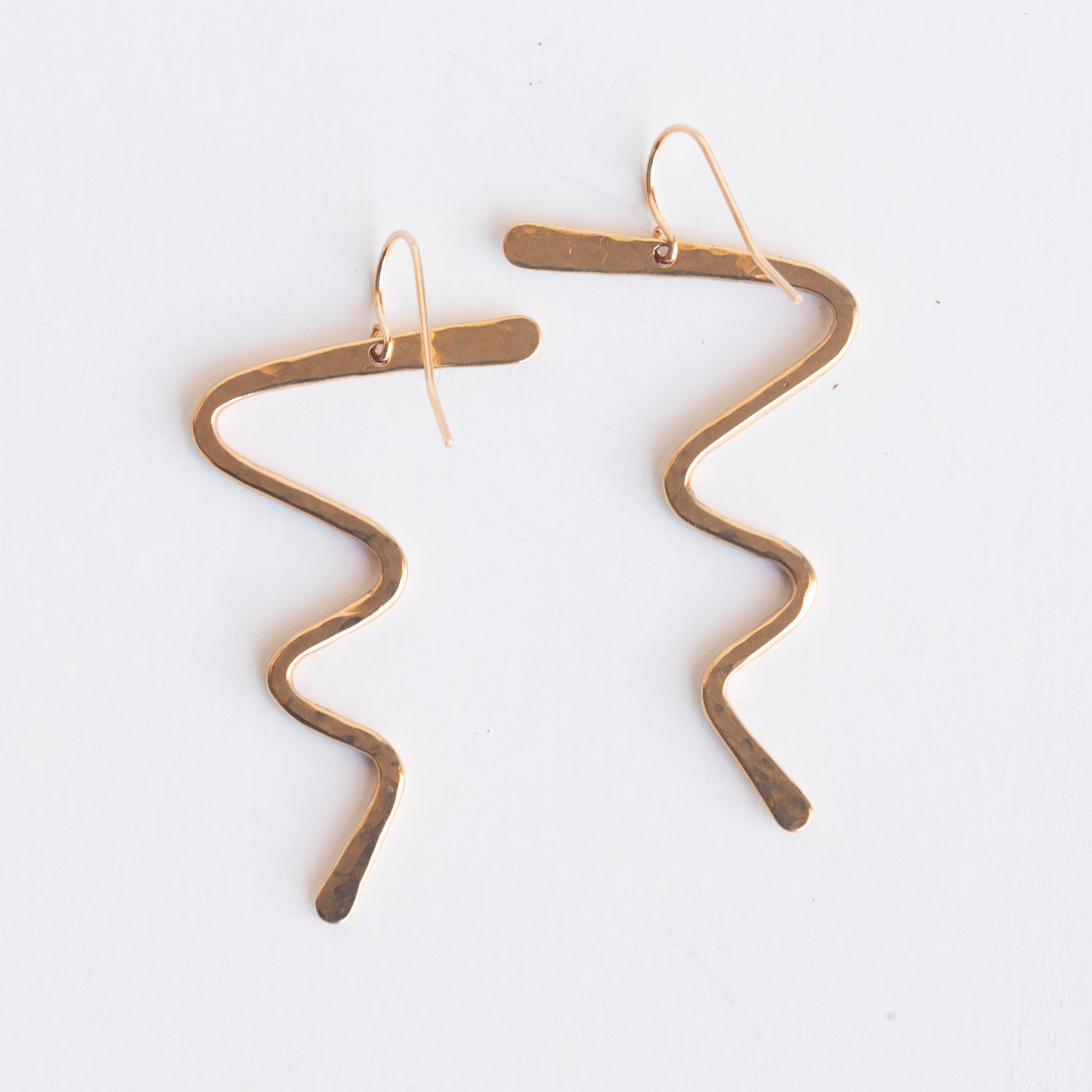 Lucille Earrings in Bronze