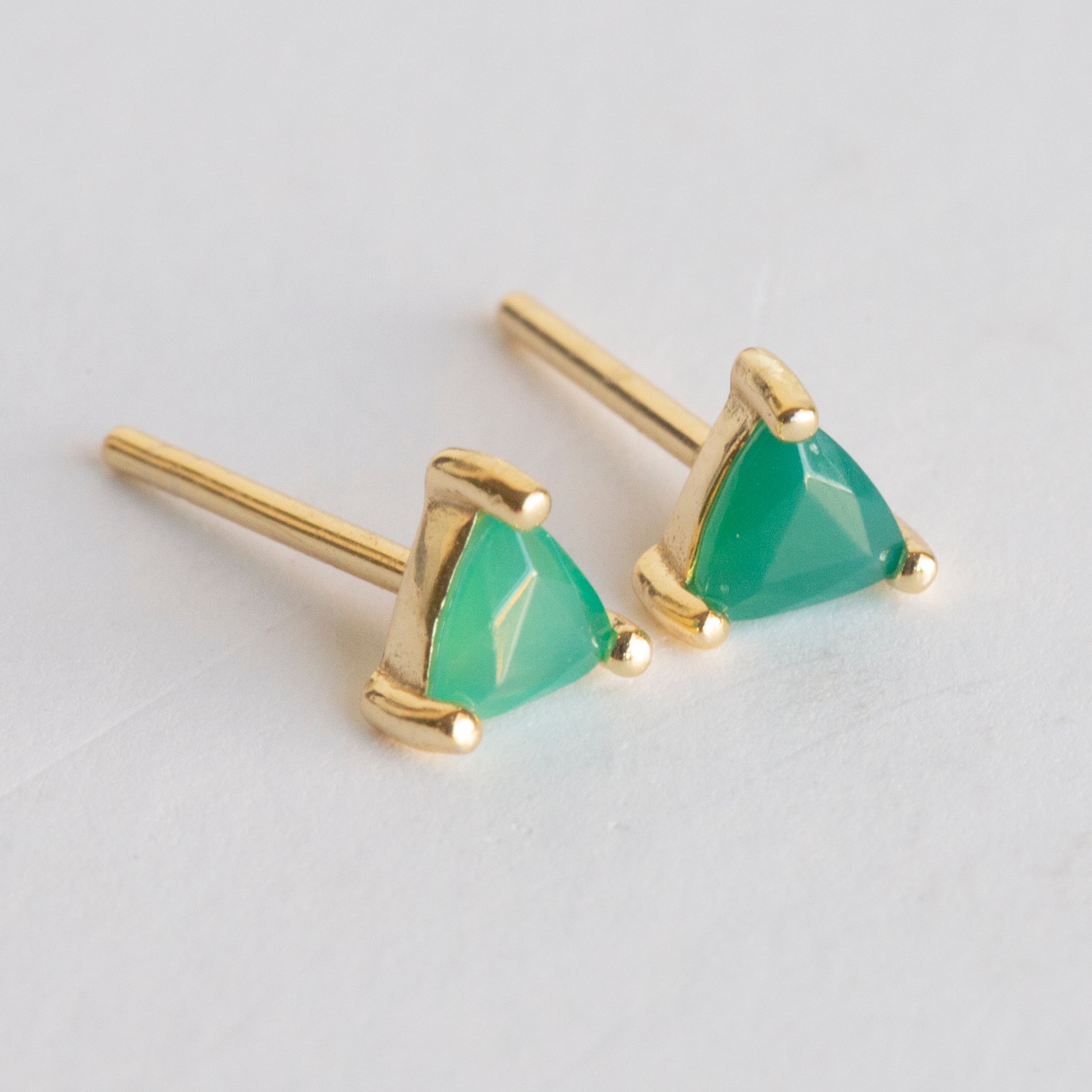 Green Onyx Energy Earrings