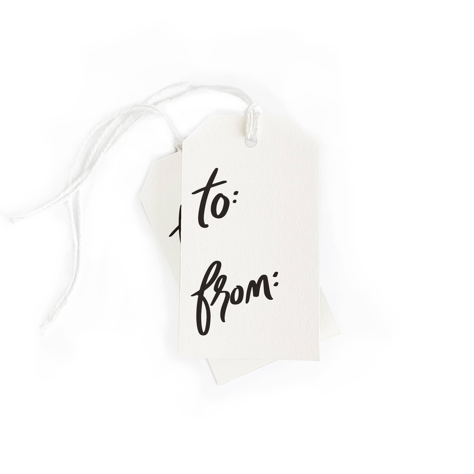 To/From Gift Tags