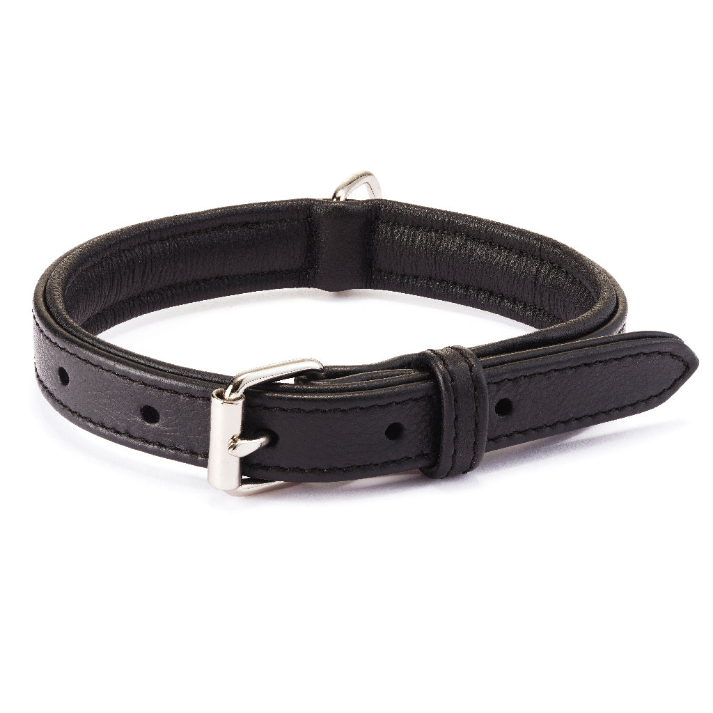 Black Leather Collar – LoveThyBeast