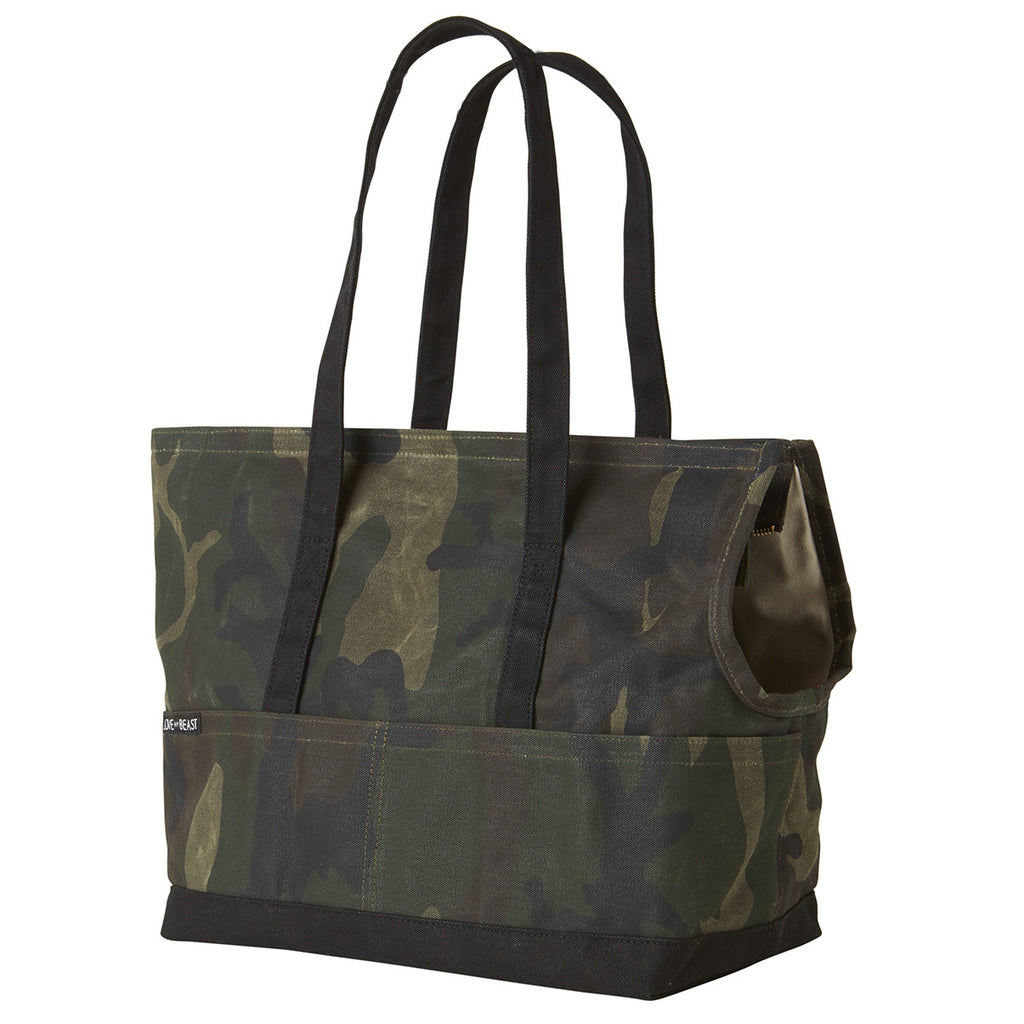 Waxed Canvas Pet Tote Camouflage – LoveThyBeast