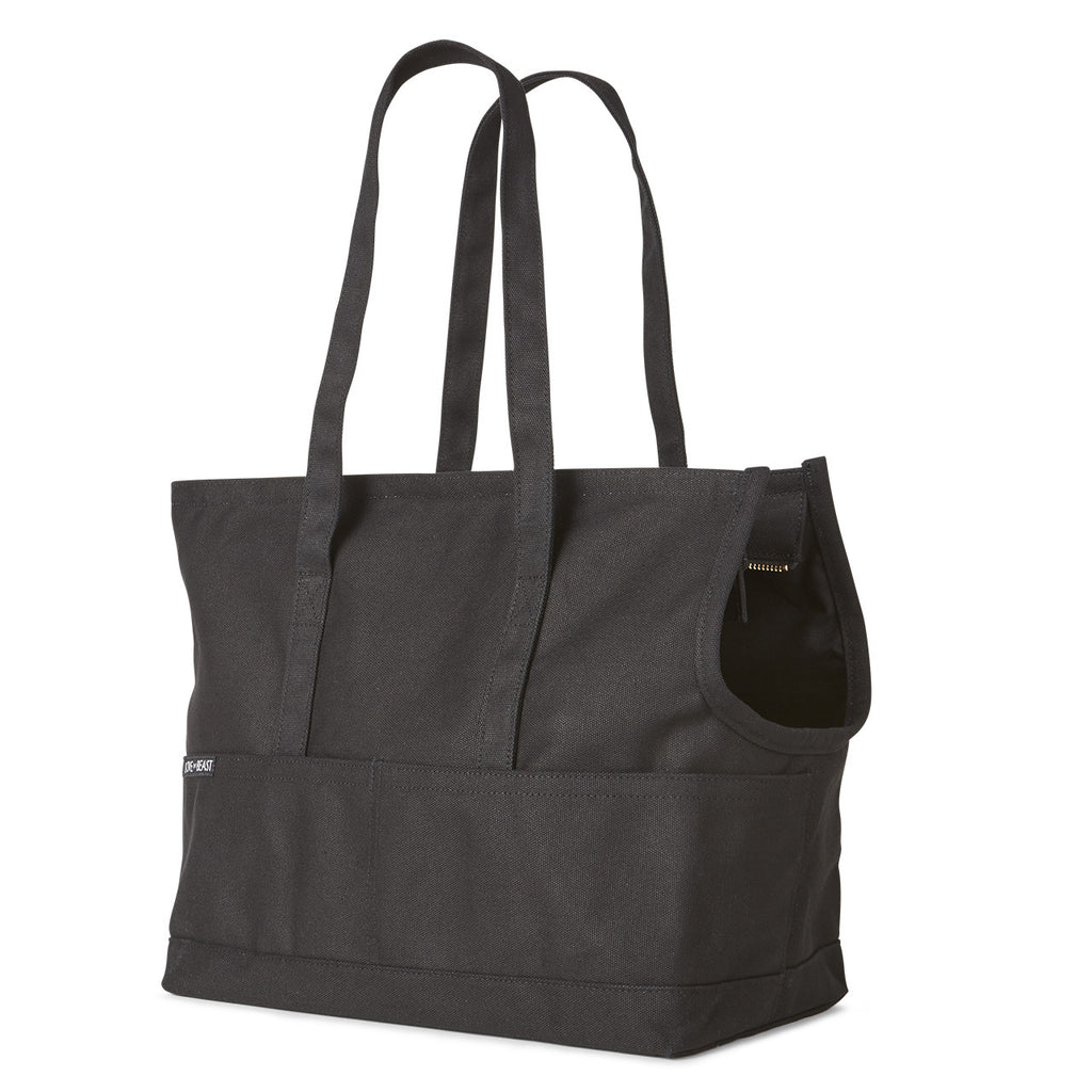 Canvas Pet Tote Black – LoveThyBeast