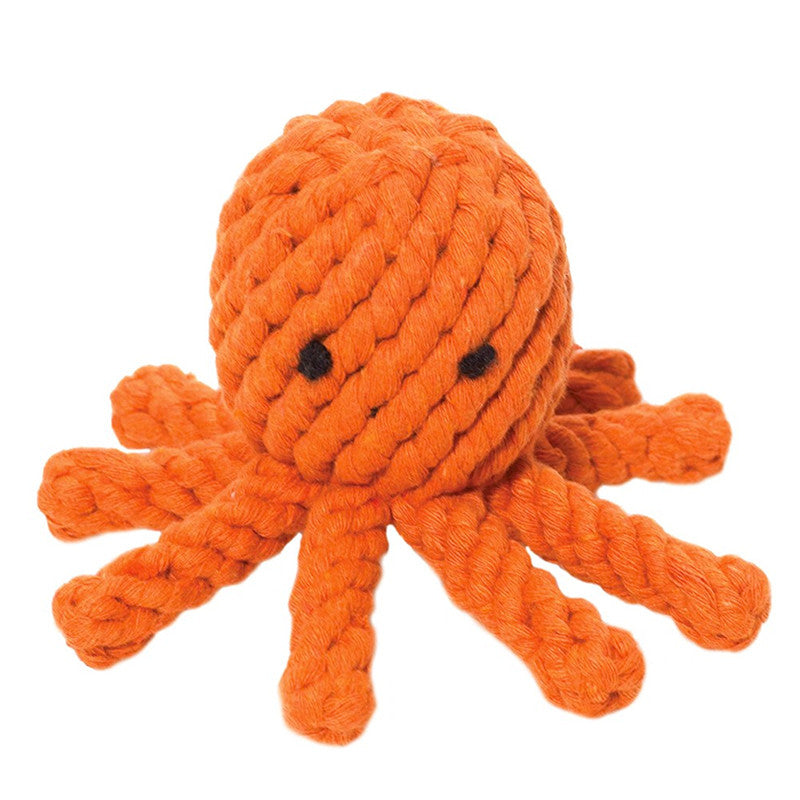 octopus dog toy