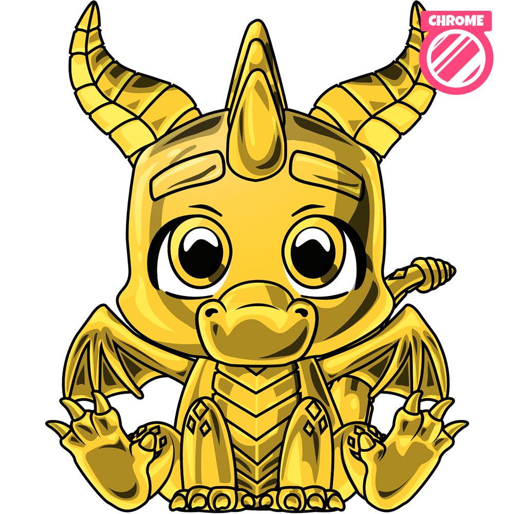 Spyro Gold Chrome Youtooz Collectibles 