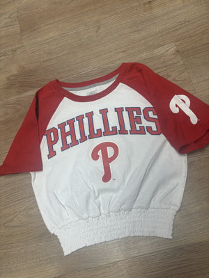 Phillies Little Girls Fashion Tee - Monkey's Uncle