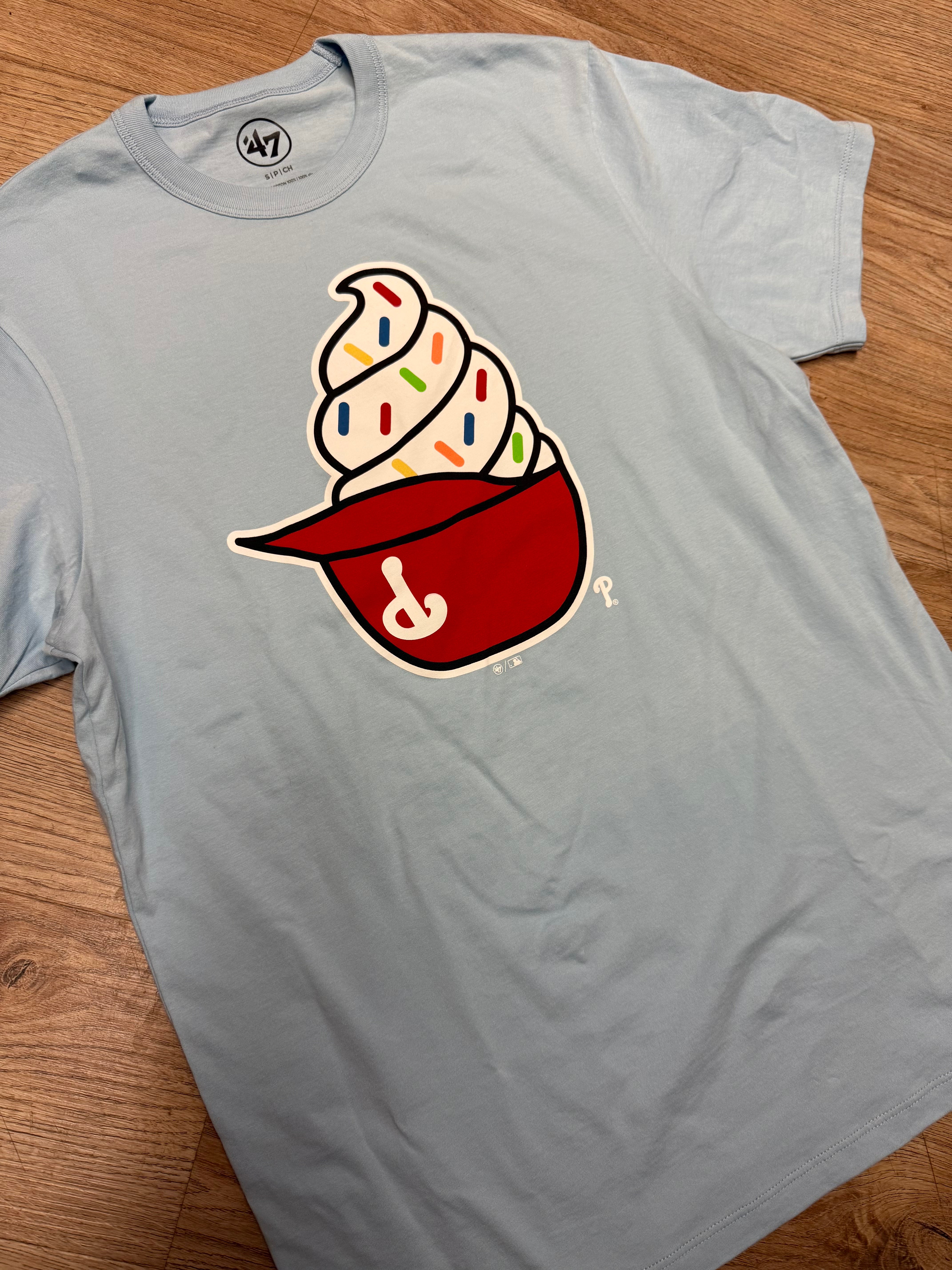 Phillies Ice Cream Sprinkles Jimmies Franklin Tee