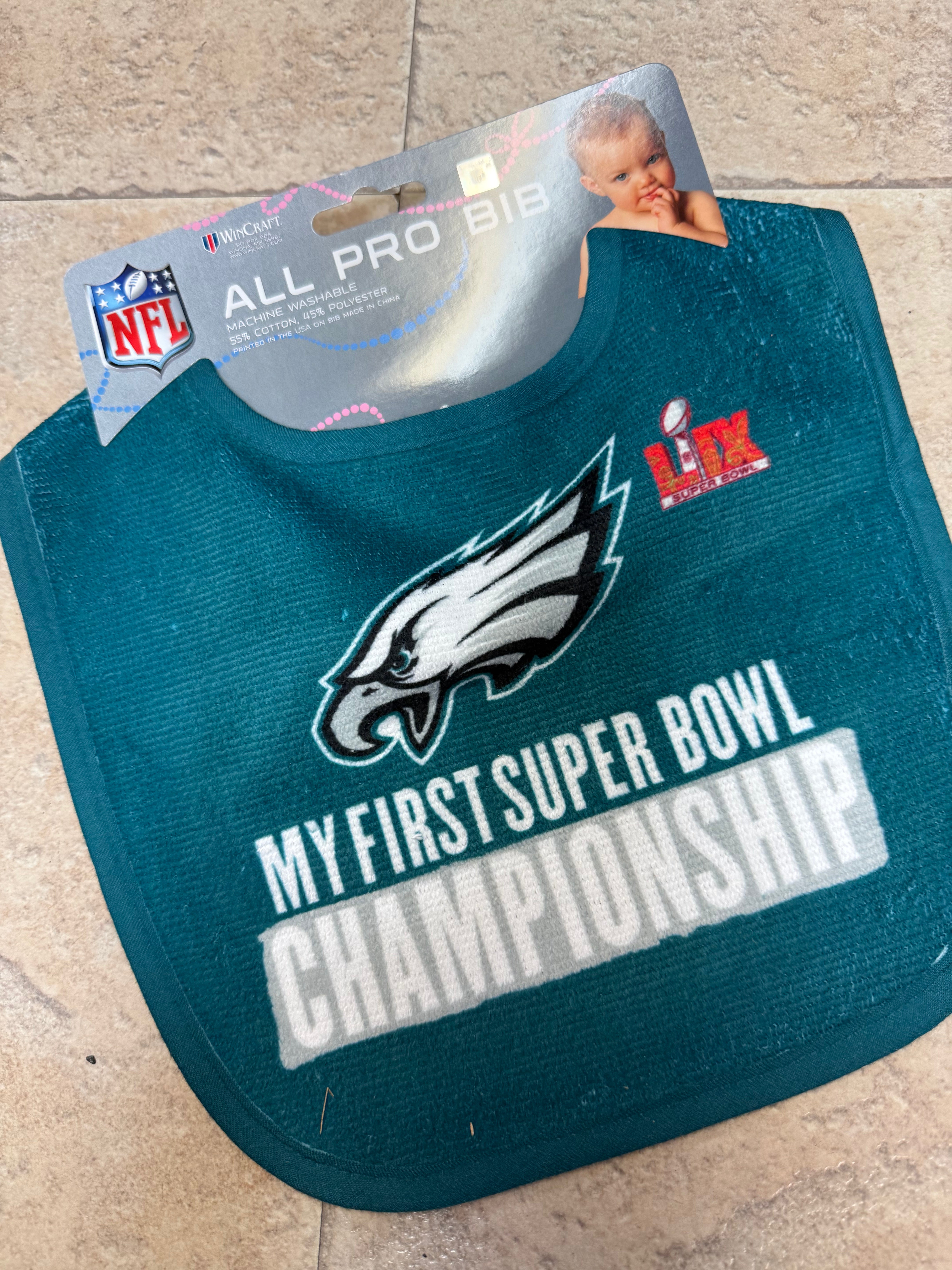 Baby Eagles My First Super Bowl Champs Bib