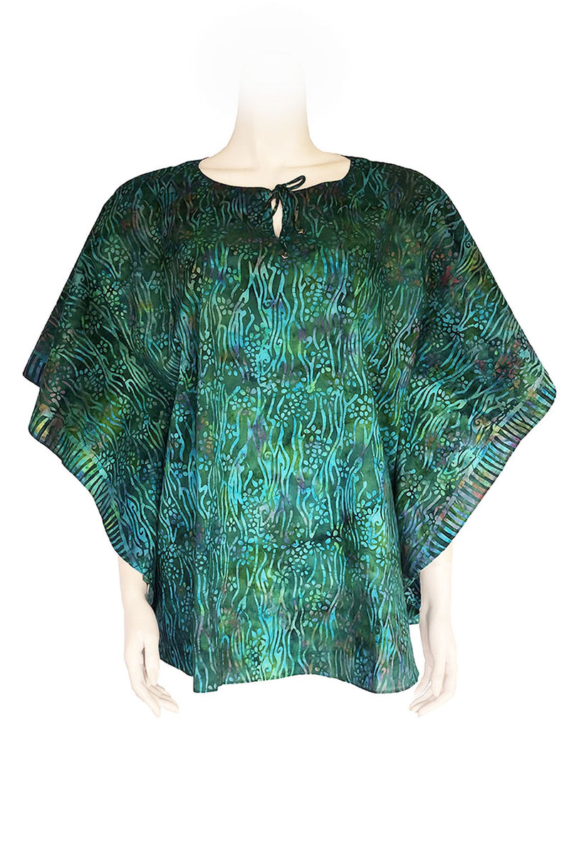 Lightweight Cotton Voile Top Printed By Hand - Arizali - Malaysia ...