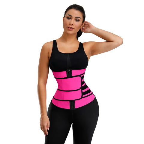 Hailey Pink Shapewear: Compression stimulates thermal activity in your core for increased perspiration and improved detoxification.