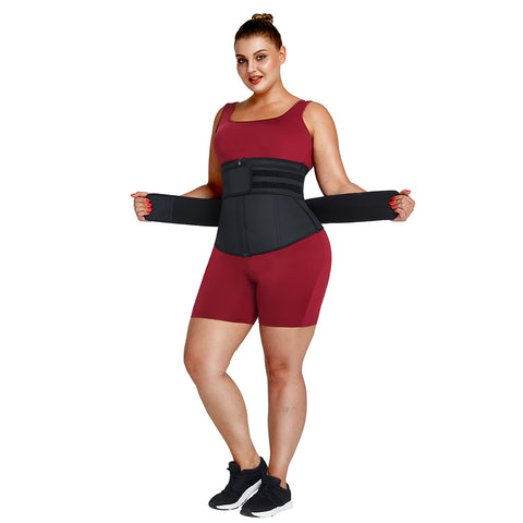 Hailey Black Plus Shapewear: Latex core helps with weight loss and waist sculpting and shaping for a more streamlined appearance.