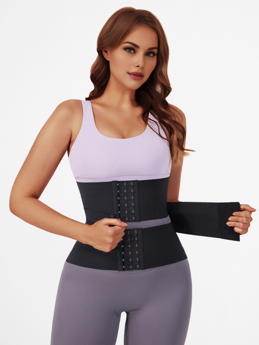 Waist Trainer Slimming Corset Latex Sport Burn Belly Fat