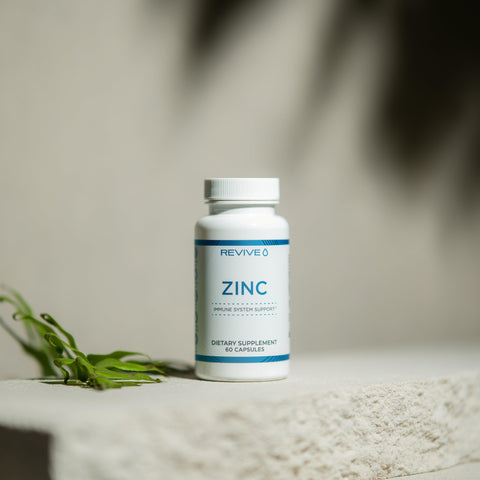 A bottle of Zinc from Revive