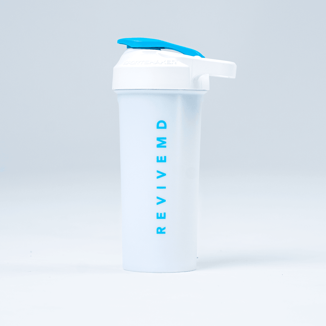 23-Oz. Water Bottle/Shaker Cup with 7-Day Pill Container