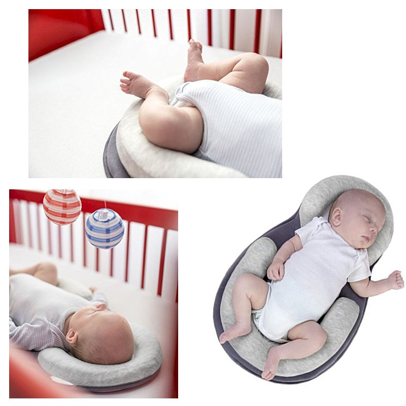 Baby Flat Head Pillow Anti Roll Portable Baby Bed Baby S First Class