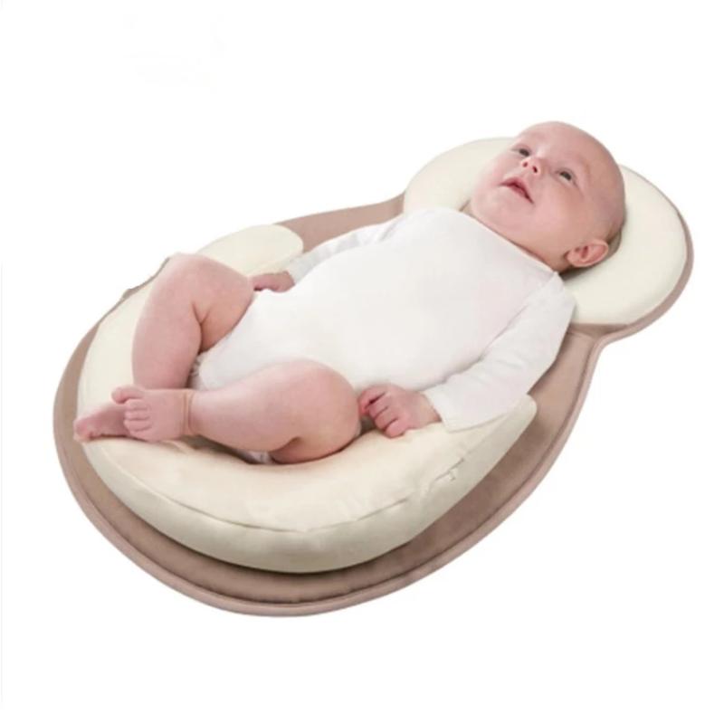 Baby Flat Head Pillow Anti Roll Portable Baby Bed Baby S First Class