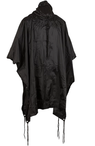 Rip Stop Rain Poncho - Black – Hahn's World of Surplus & Survival