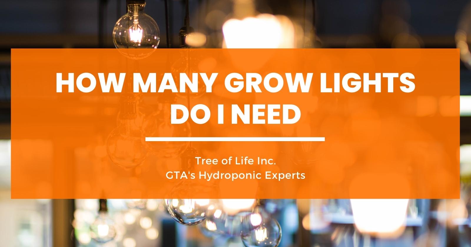 How Many Grow Lights Do I Need