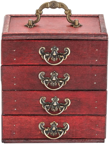 Victoria Style Rustic Storage Box Antique Wooden Box Organizer