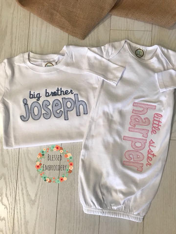 baby brother big sister outfits
